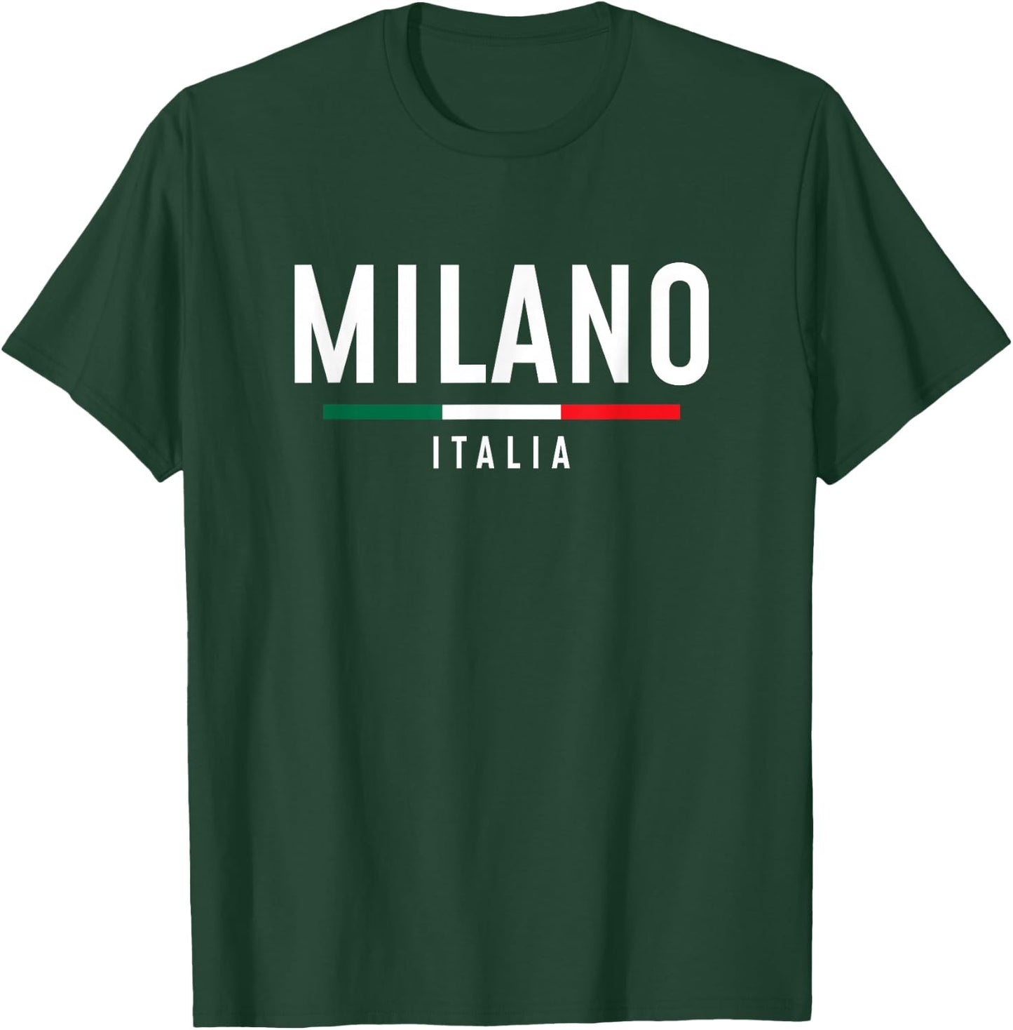 Milano Italia Vintage Milan Italy Boys Girls Retro Souvenir T-Shirt - T-Shirt | Forest