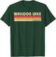 WALLOON LAKE MICHIGAN Funny Fishing Camping Summer Gift T-Shirt - T-Shirt | Forest