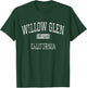 Willow Glen California San Jose CA Vintage T-Shirt - T-Shirt | Forest