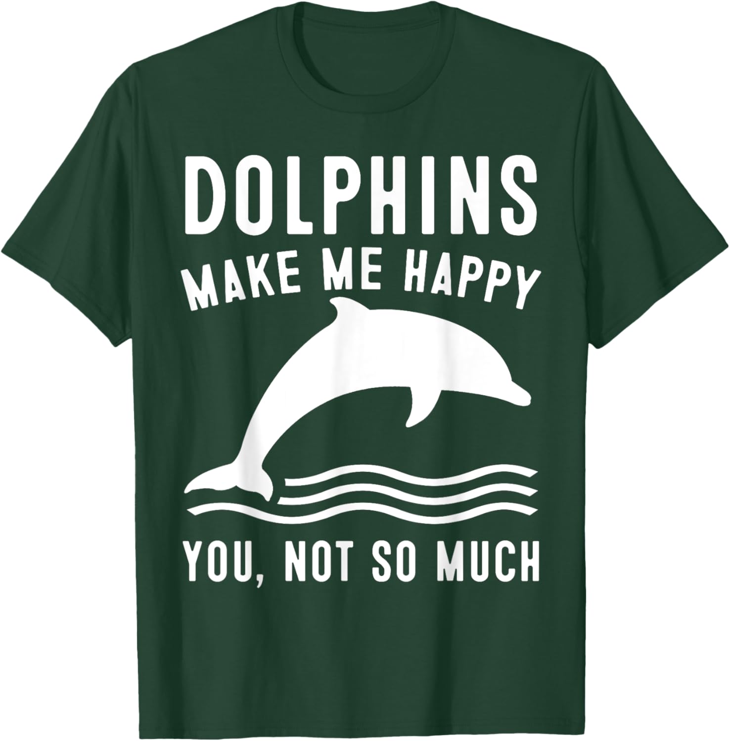 Dolphin Design Women Dolphin Themed Dolphin Lover T-Shirt - T-Shirt | Forest