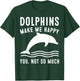 Dolphin Design Women Dolphin Themed Dolphin Lover T-Shirt - T-Shirt | Forest
