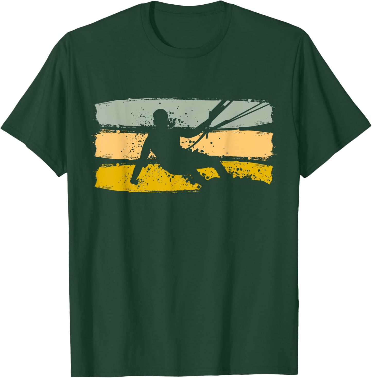 Kiteboarding Kite Board Kitesurfing T-Shirt - T-Shirt | Forest