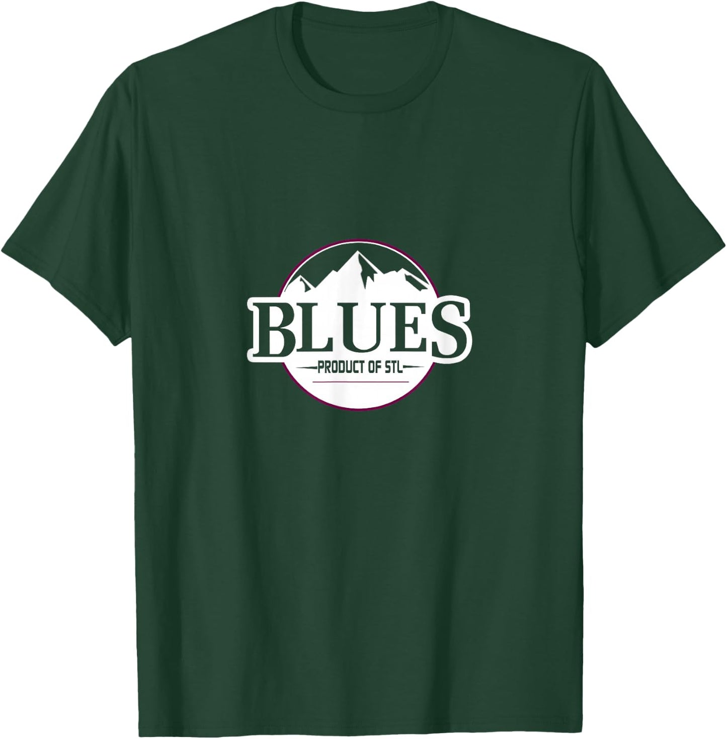Mountain Blues Homegrown St Louis T-Shirt - T-Shirt | Forest
