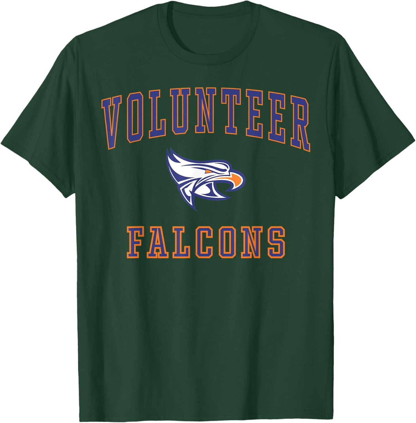 Volunteer High School Falcons C1 T-Shirt - T-Shirt | Forest