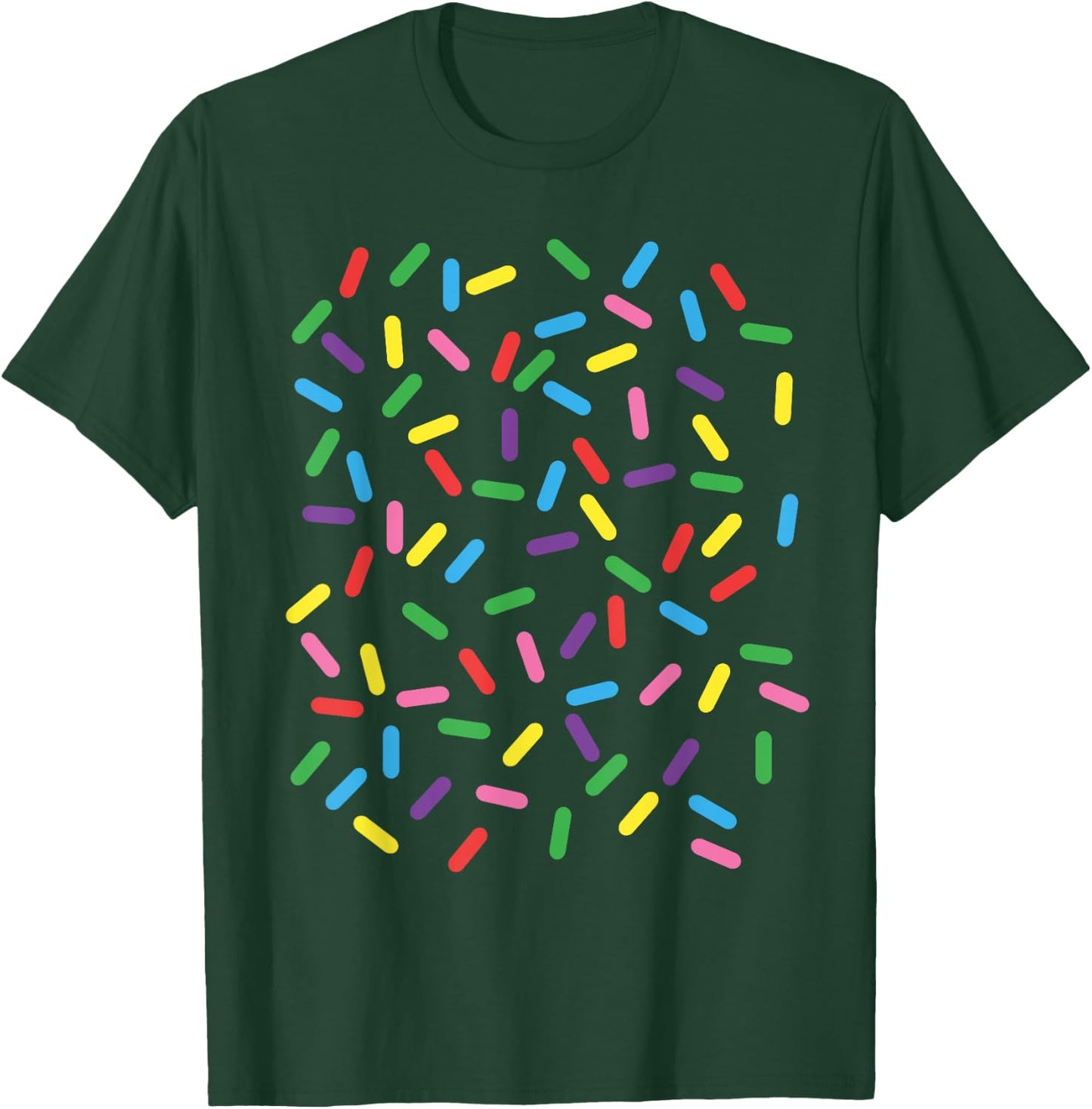 Ice Cream Halloween DIY Costume Rainbow Sprinkles Doughnut Women T-Shirt - T-Shirt | Forest