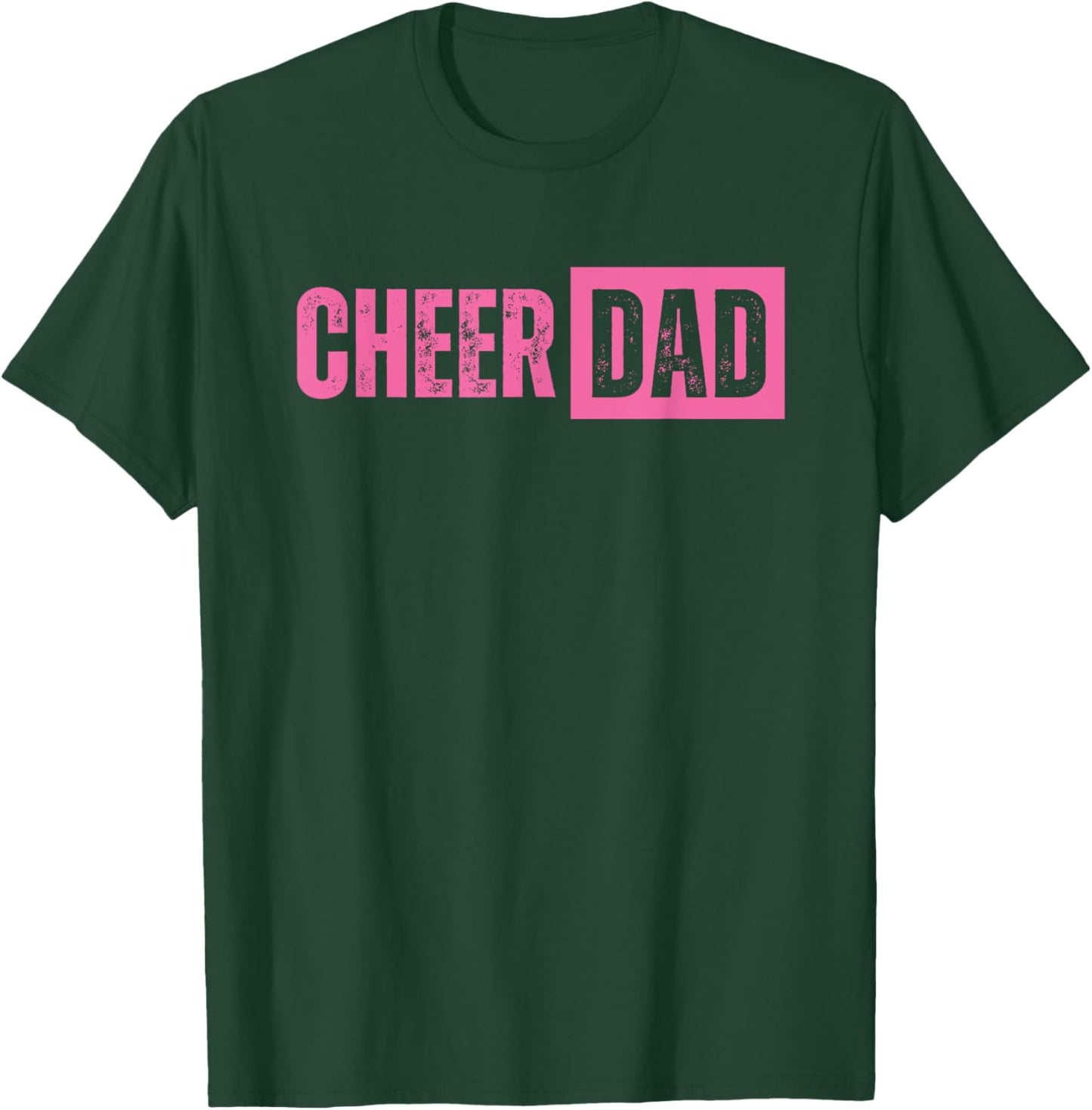 Cheer Dad Pink Cheerleading T-Shirt - T-Shirt | Forest