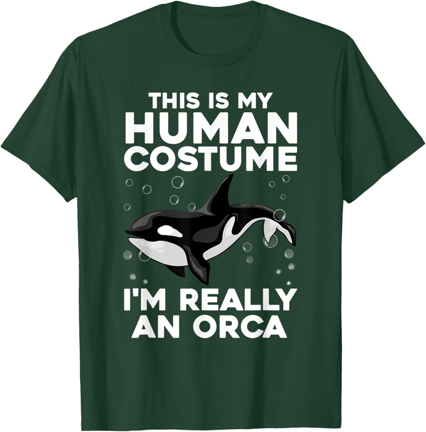 Cool Orca Design Women Sea Ocean Animal Orca Lover T-Shirt - T-Shirt | Forest