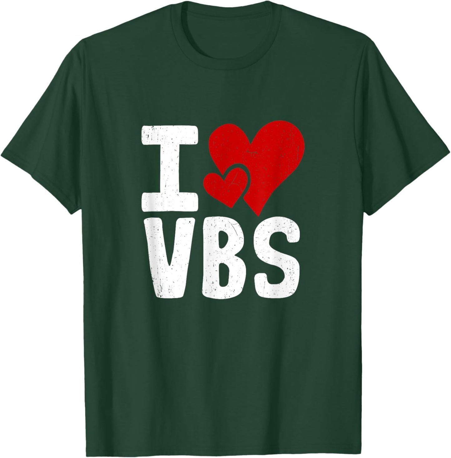 VBS I Love Vacation Bible School Christian VBS Church Jesus T-Shirt - T-Shirt | Forest