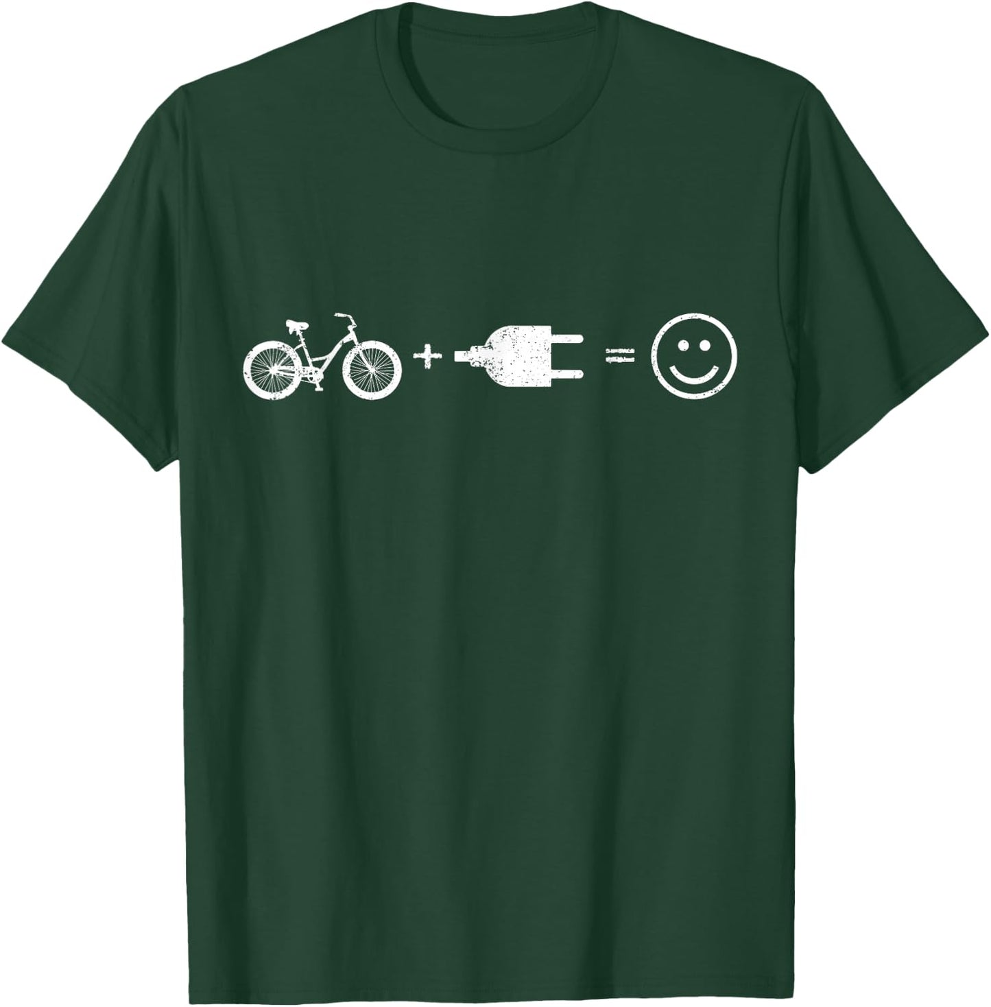 E-Bike Electric Bicycle Funny Gift T-Shirt - T-Shirt | Forest
