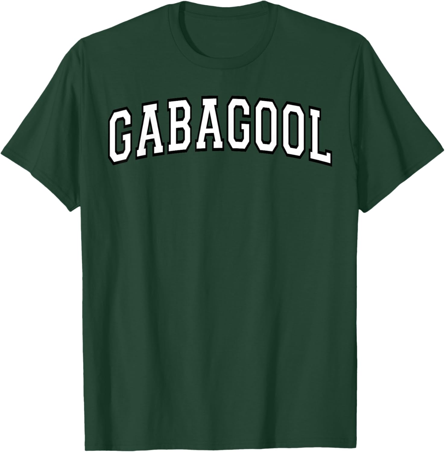 Gabagool Italian Slang Varsity Letters T-Shirt - T-Shirt | Forest