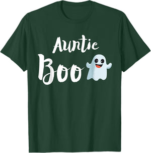 Auntie Boo Halloween Family Matching Ghost Aunt Shirt T-Shirt - T-Shirt | Forest