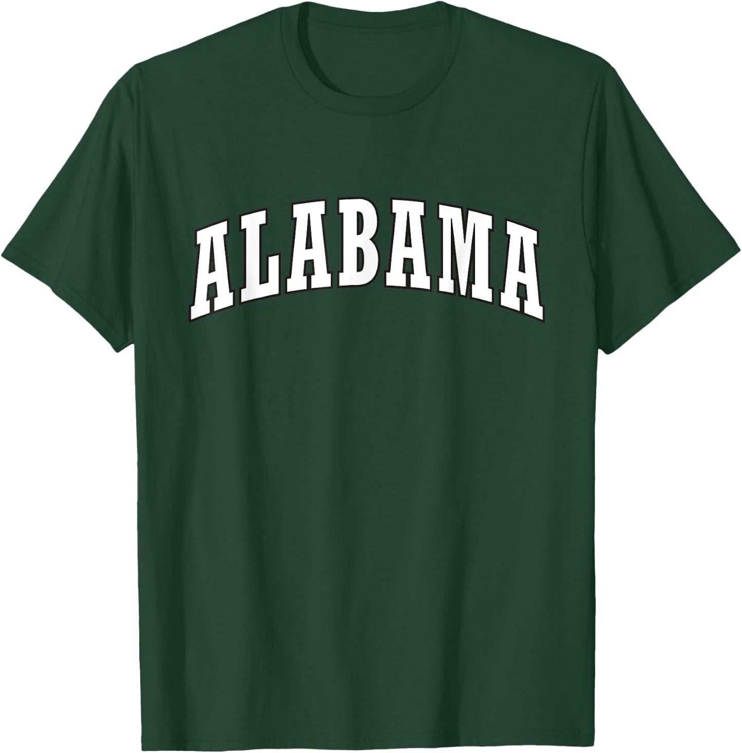 Alabama State Athletic Sports T-Shirt - T-Shirt | Forest