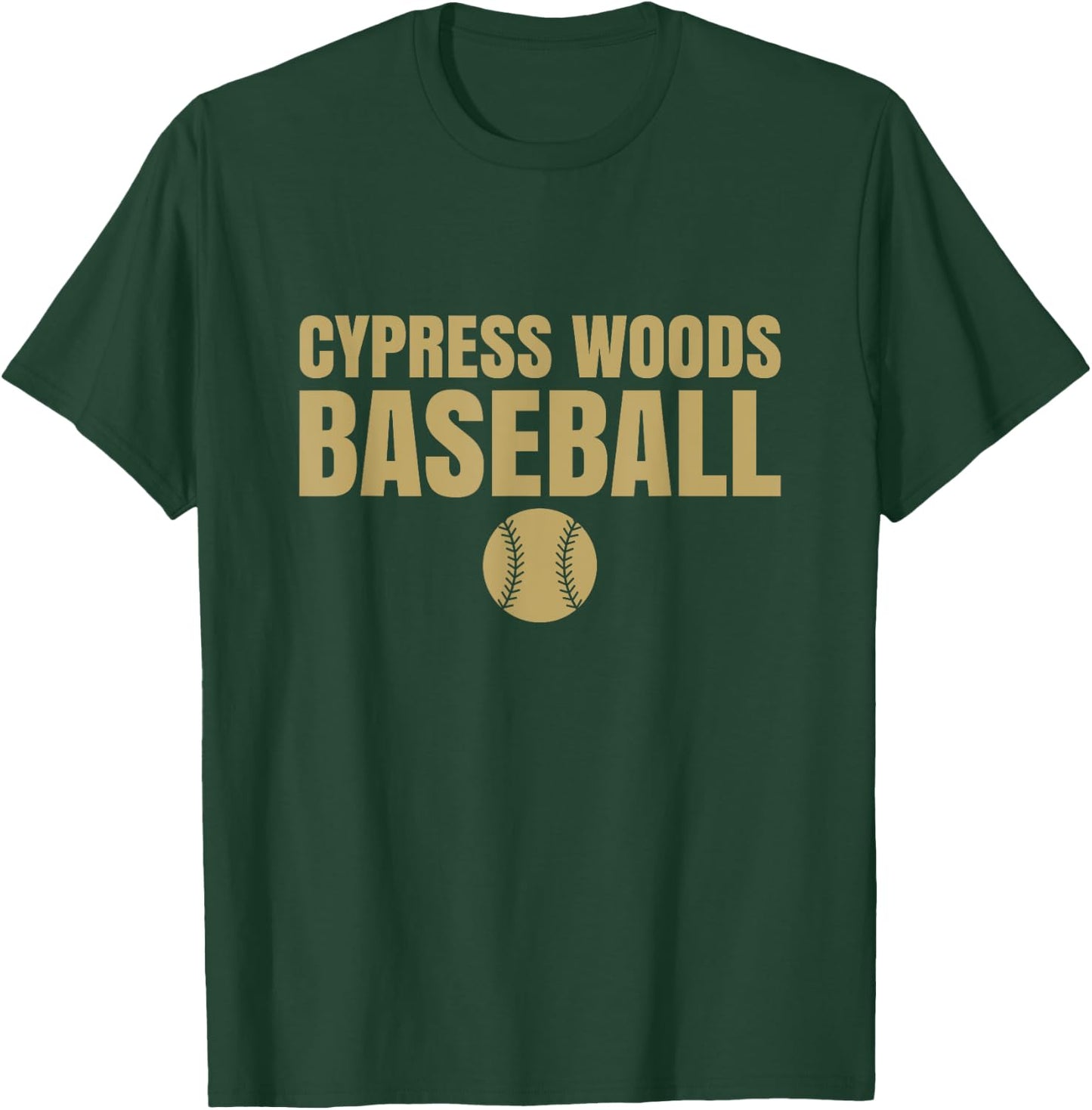 Cypress Woods High School Baseball T-Shirt - T-Shirt | Forest