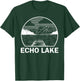 ECHO LAKE VERMONT Funny Fishing Camping Summer Gift T-Shirt - T-Shirt | Forest