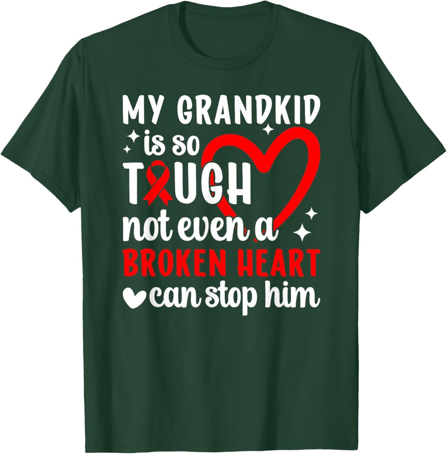 CHD Nana CHD Warrior Nana Congenital Heart Disease Nana T-Shirt - T-Shirt | Forest