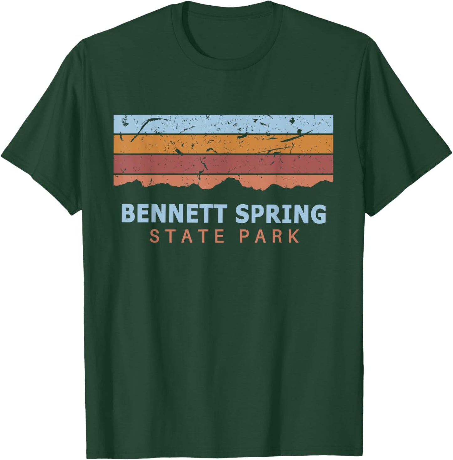 Bennett Spring State Park Missouri Retro Cool T-Shirt - T-Shirt | Forest