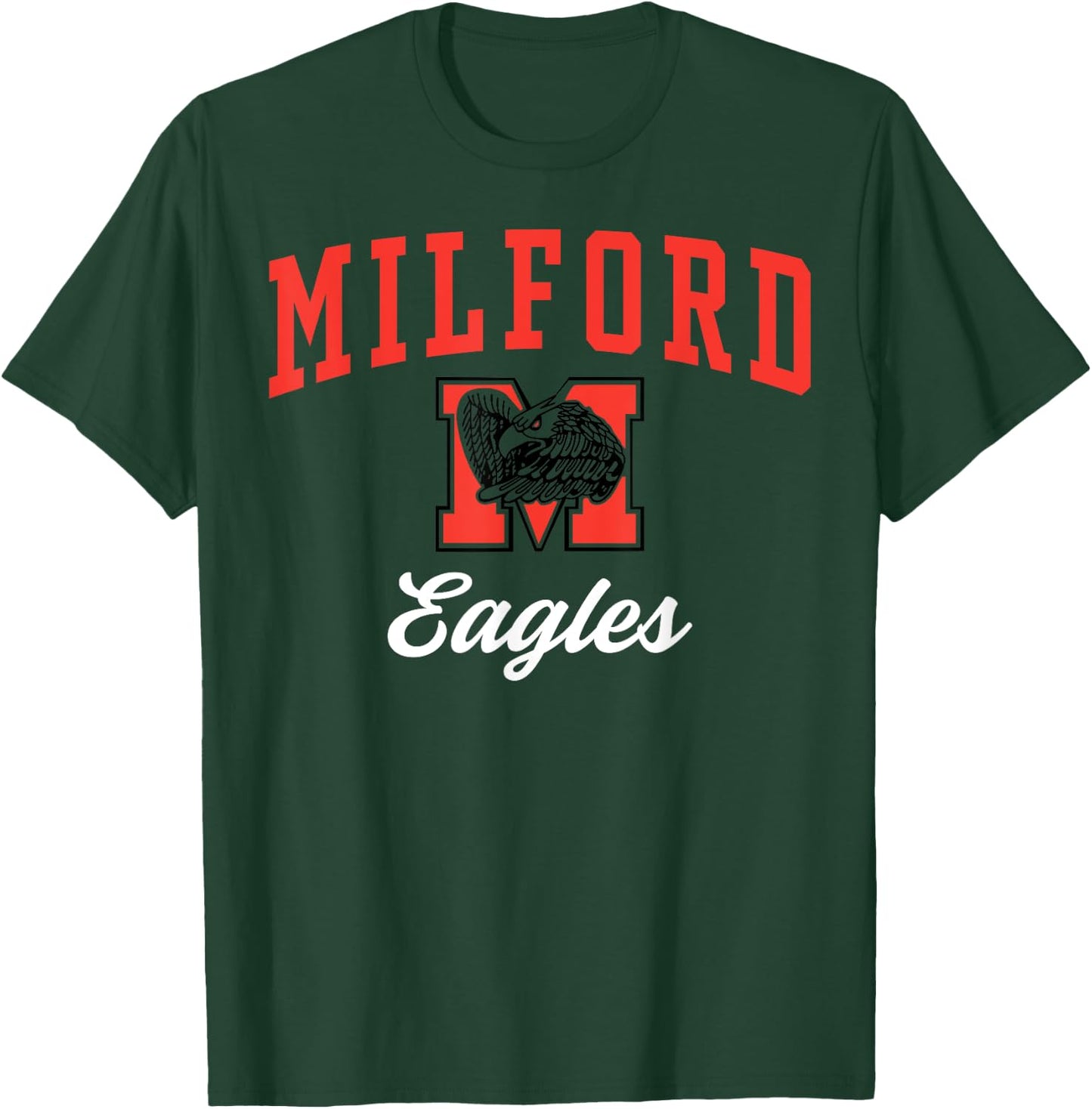 Milford High School Eagles C3 T-Shirt - T-Shirt | Forest
