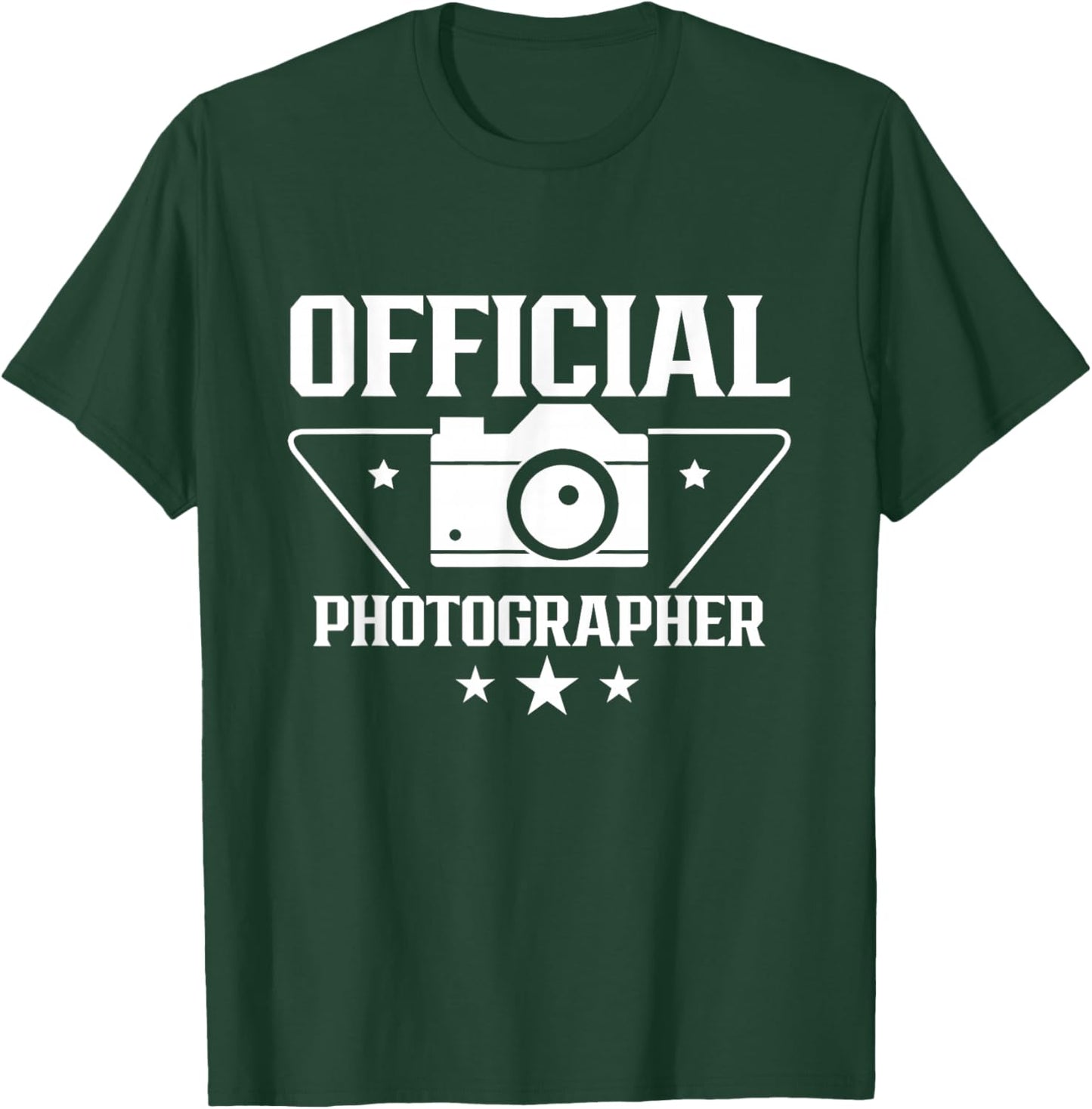 Official Photographer Photography Photographers Camera Job T-Shirt - T-Shirt | Forest