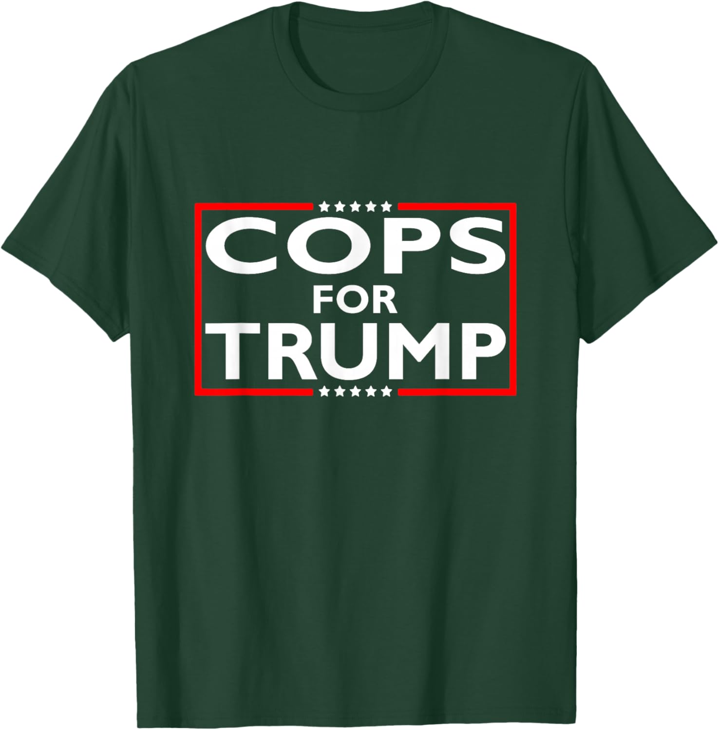 Cops For Trump President Election 2024 T-Shirt - T-Shirt | Forest