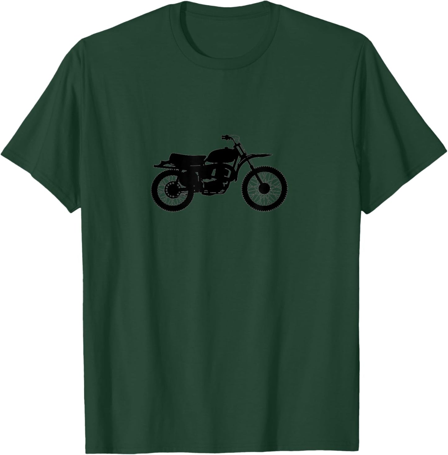 Black Motorcycle T-Shirt - T-Shirt | Forest