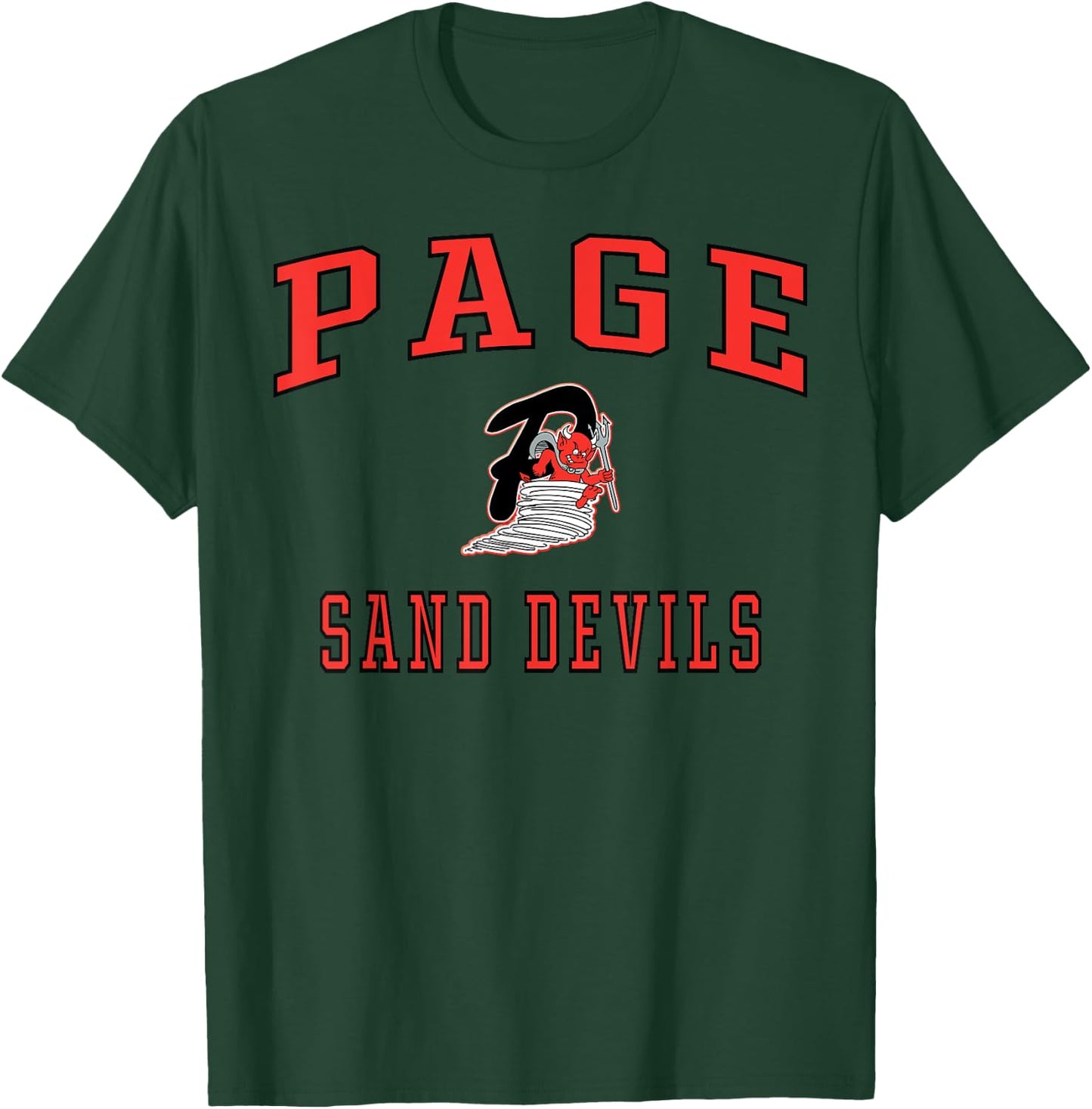 Page High School Sand Devils C1 T-Shirt - T-Shirt | Forest