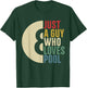 Just A Guy Who Loves Pool Billiards Retro Pool T-Shirt - T-Shirt | Forest