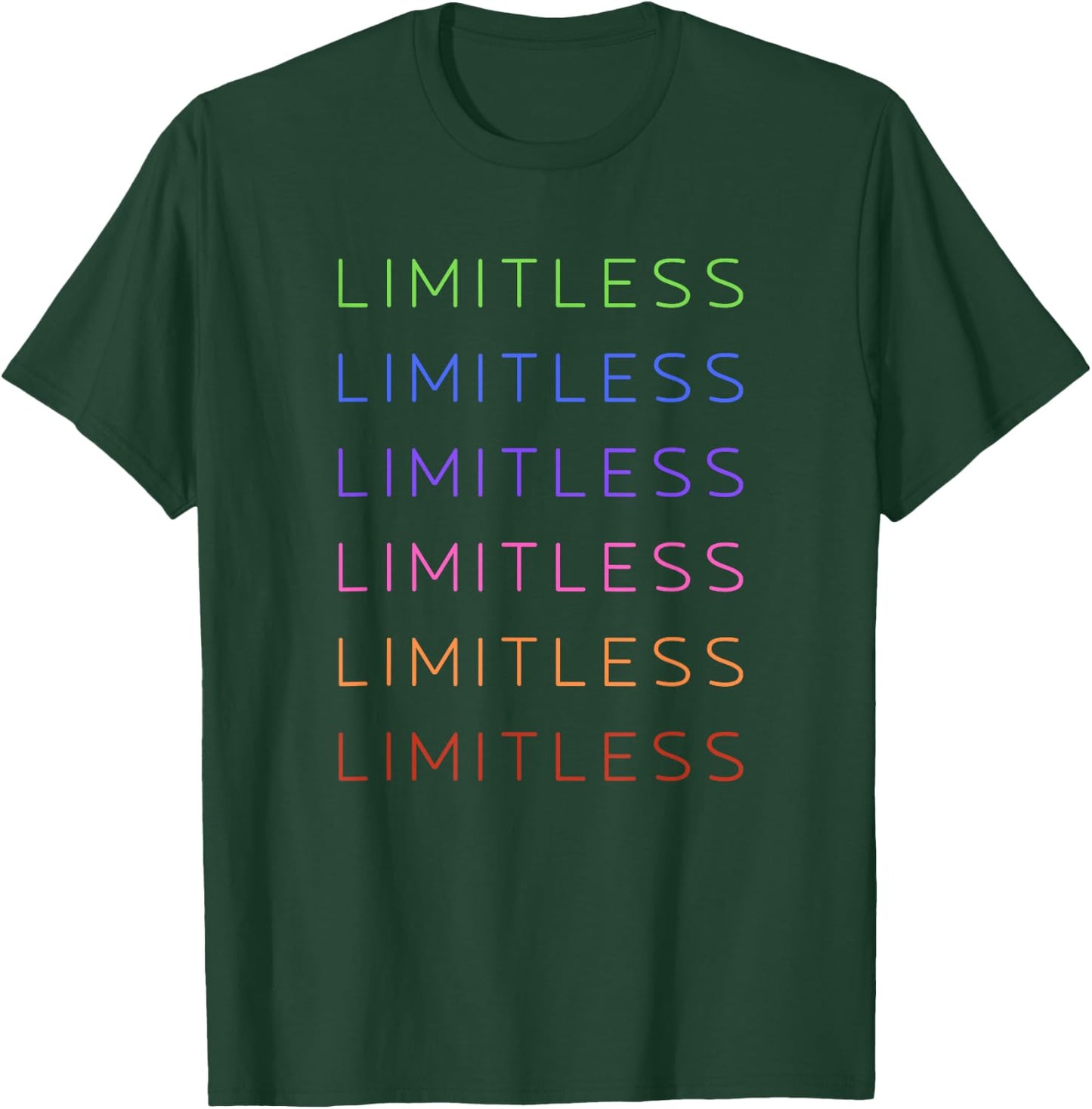 Limitless - Inspirational & Motivational T-Shirt - T-Shirt | Forest
