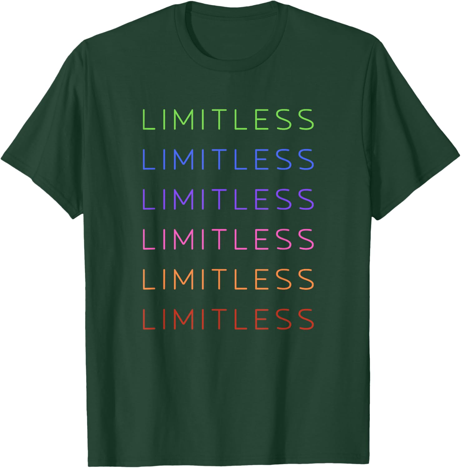 Limitless - Inspirational & Motivational T-Shirt - T-Shirt | Forest
