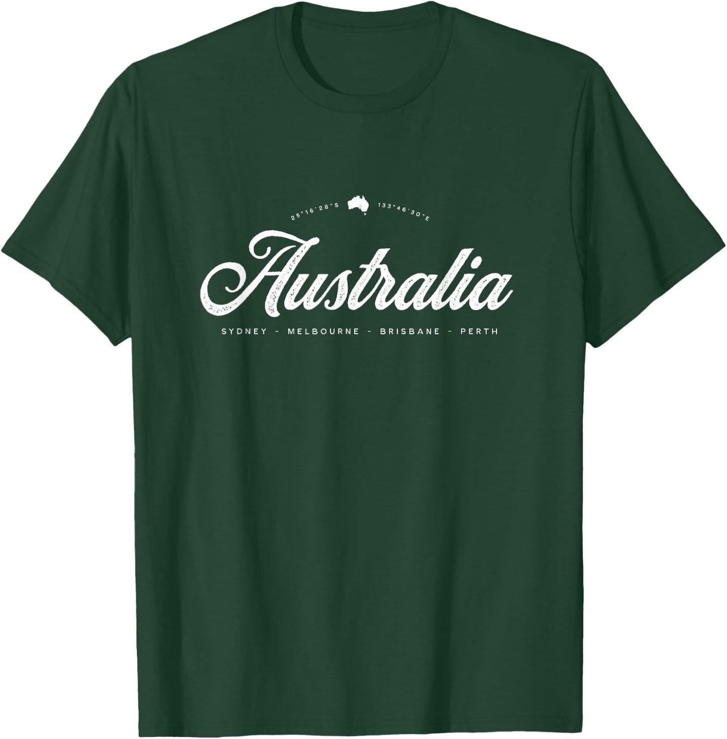 Australia Vintage Retro T-Shirt - T-Shirt | Forest