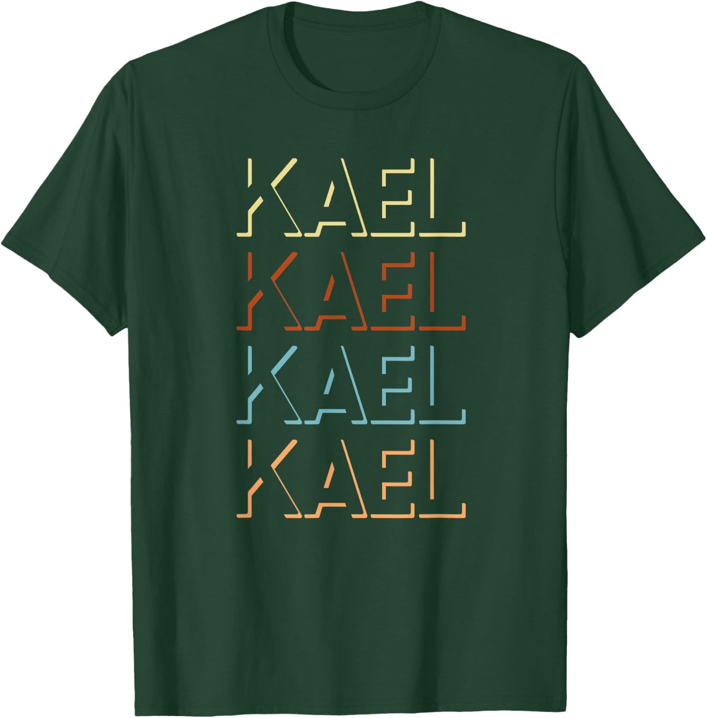 Kael First Name My Personalized Named T-Shirt - T-Shirt | Forest