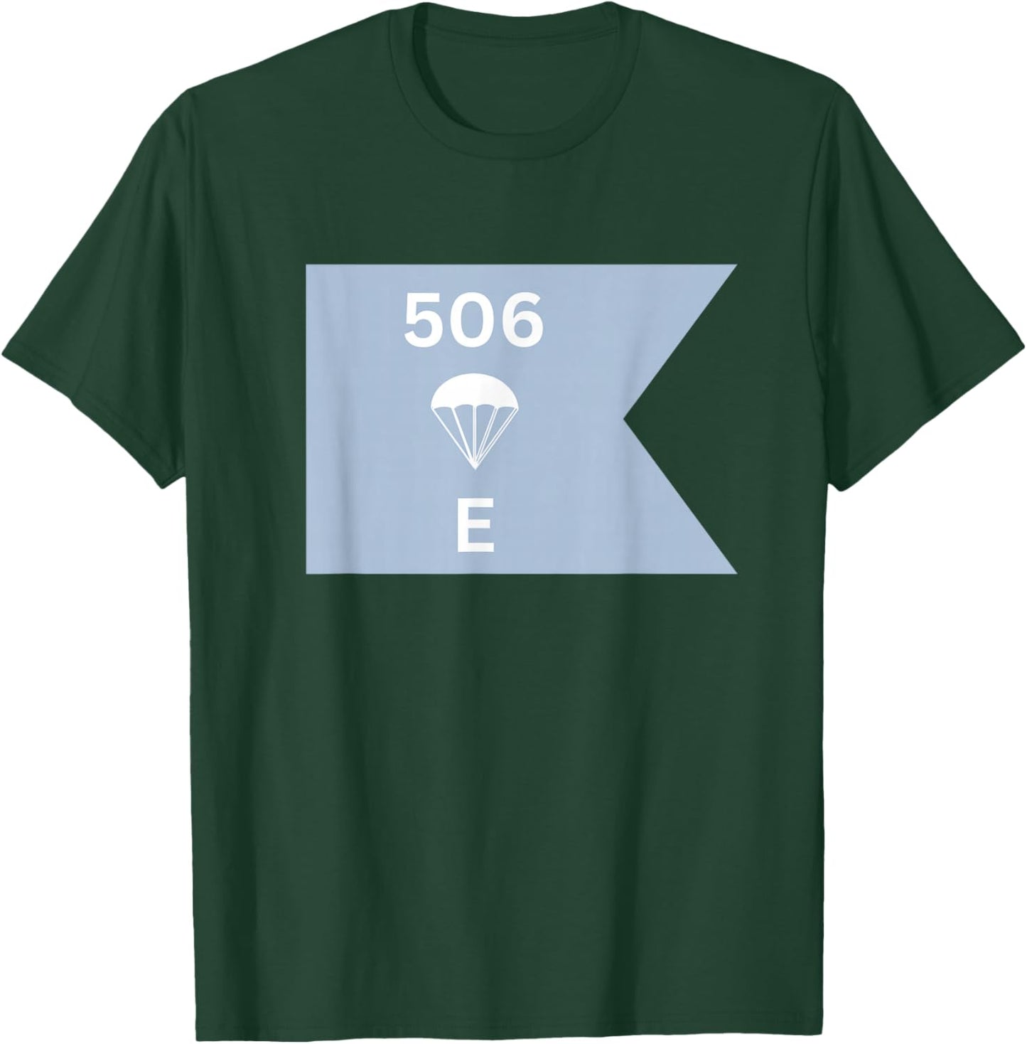 Easy Company Flag Shirt 506 WW2 Military Flag T-Shirt - T-Shirt | Forest