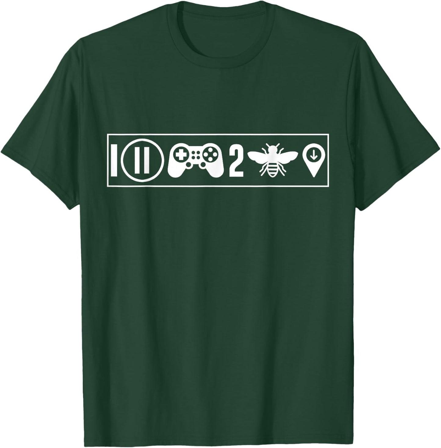 I Paused My Game to Be Here Funny Gamer T-Shirt - T-Shirt | Forest