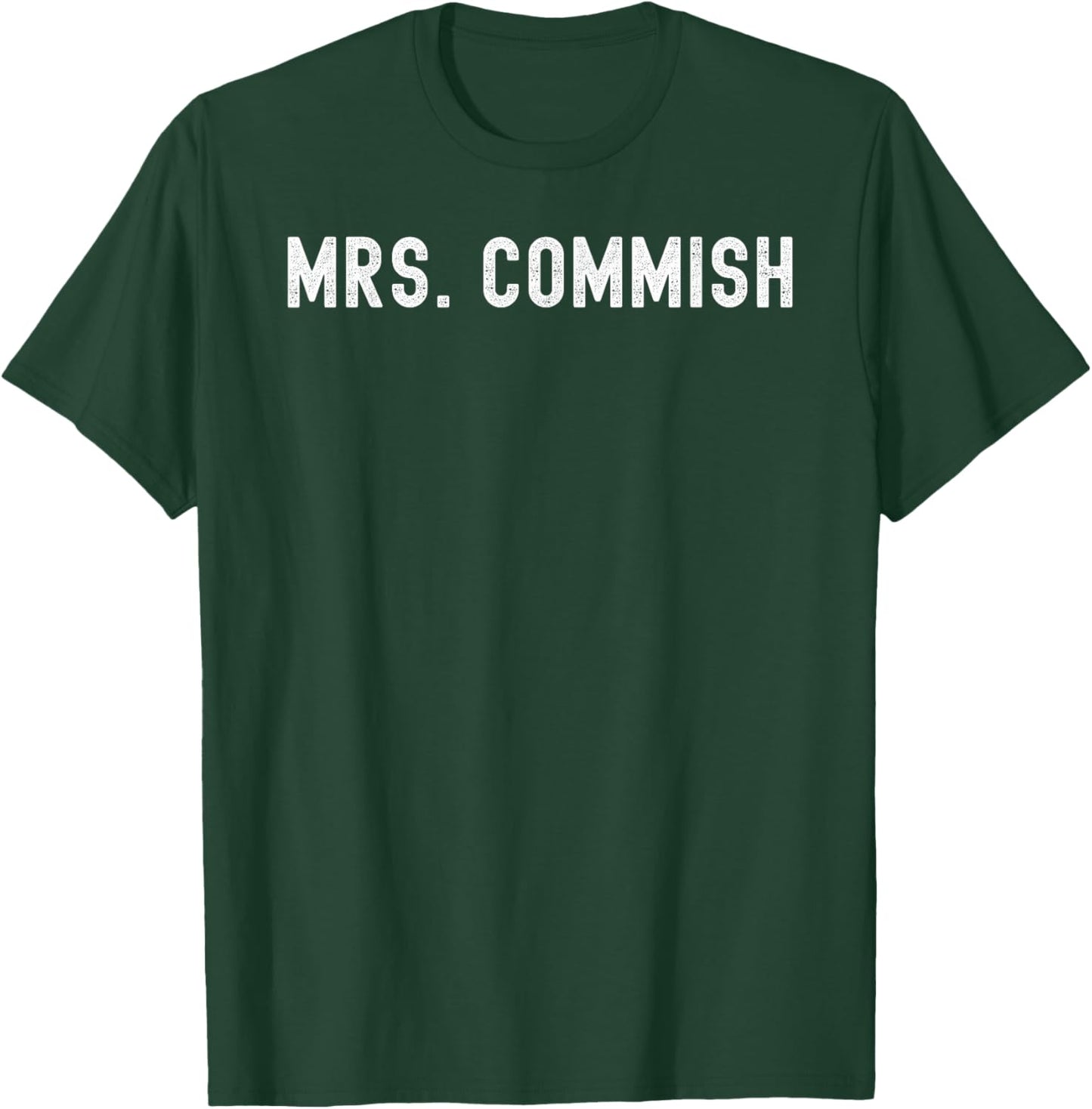 Mrs. Commish cute Fantasy Football commissioner wife FFL T-Shirt - T-Shirt | Forest