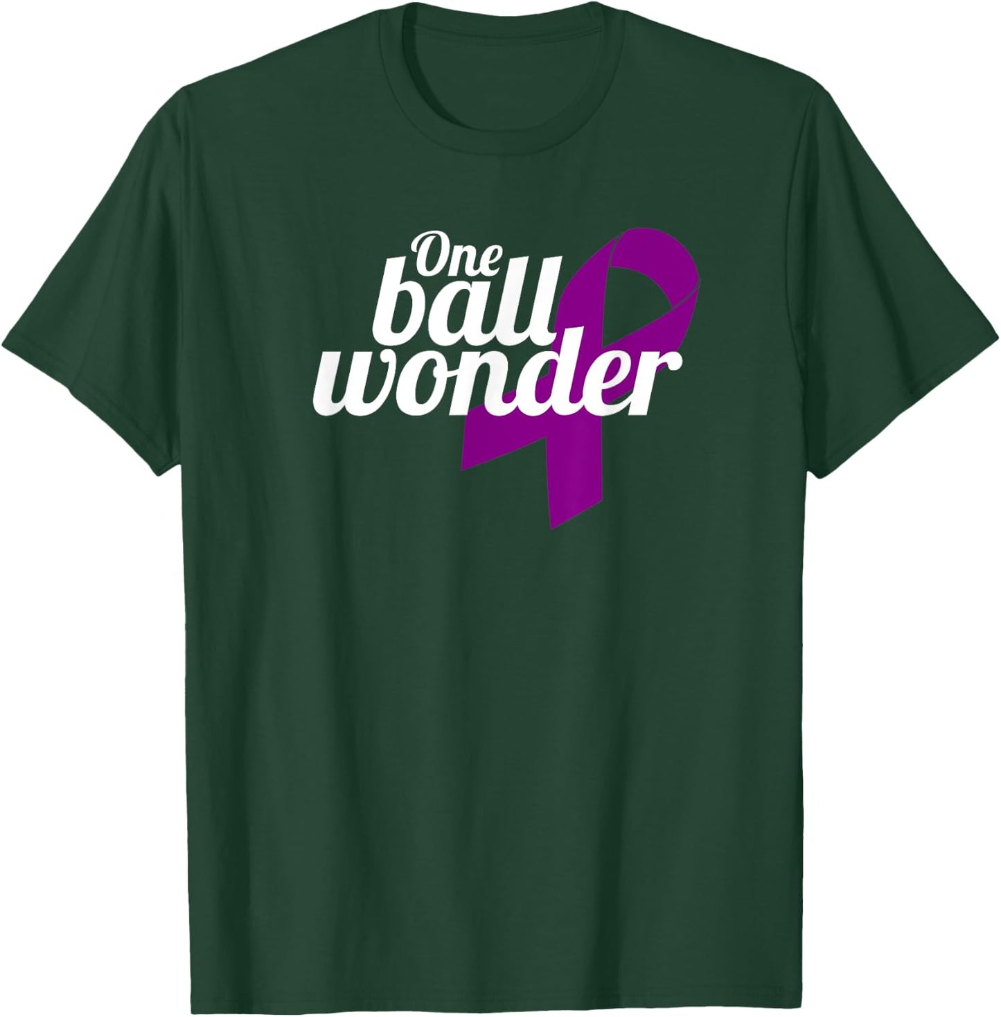 Funny Testicular Cancer Survivor Quote Saying Orchidectomy T-Shirt - T-Shirt | Forest