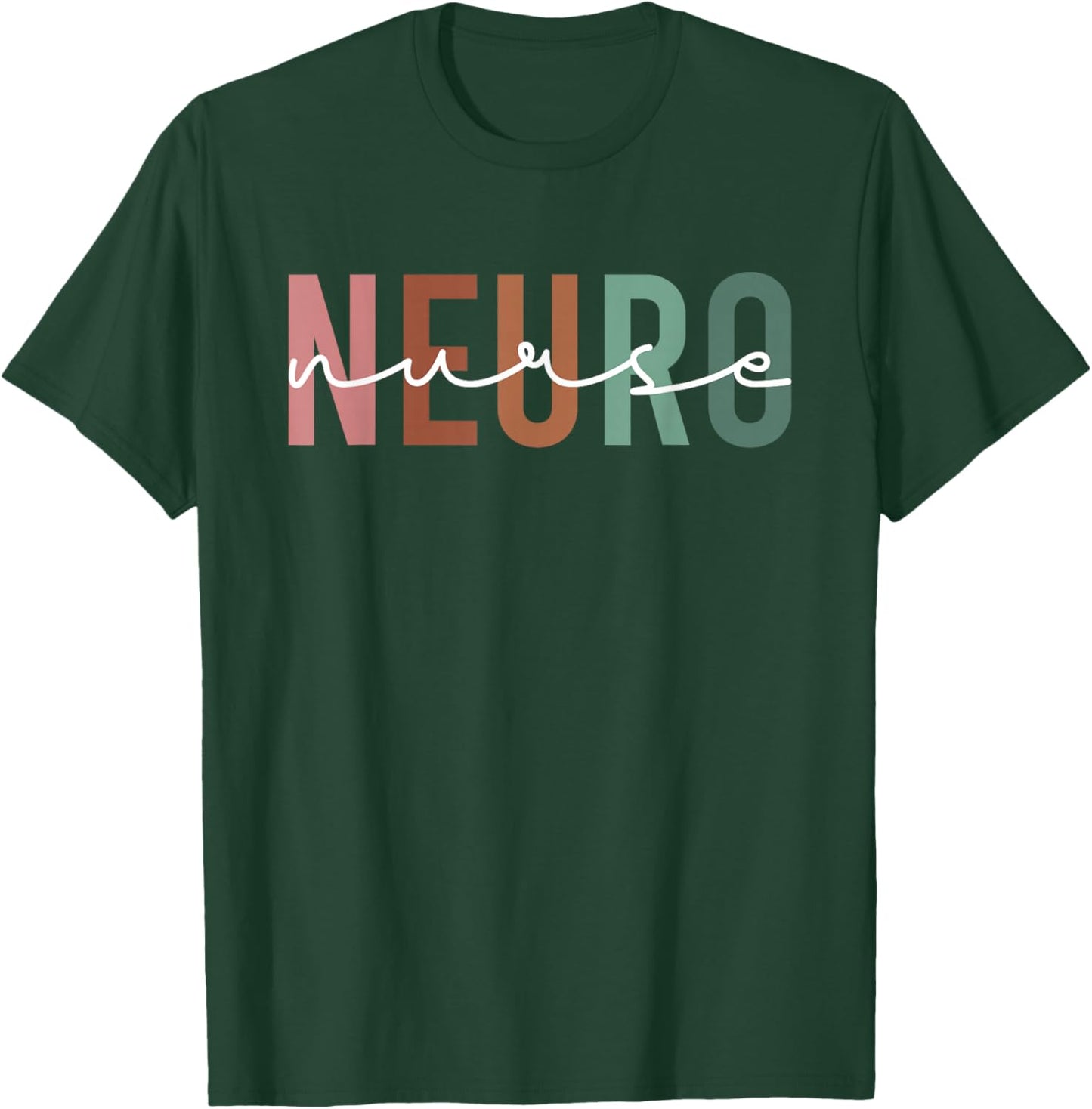 Neurosurgery Neurology Neuro Tech Trauma Icu Stroke Nurse T-Shirt - T-Shirt | Forest