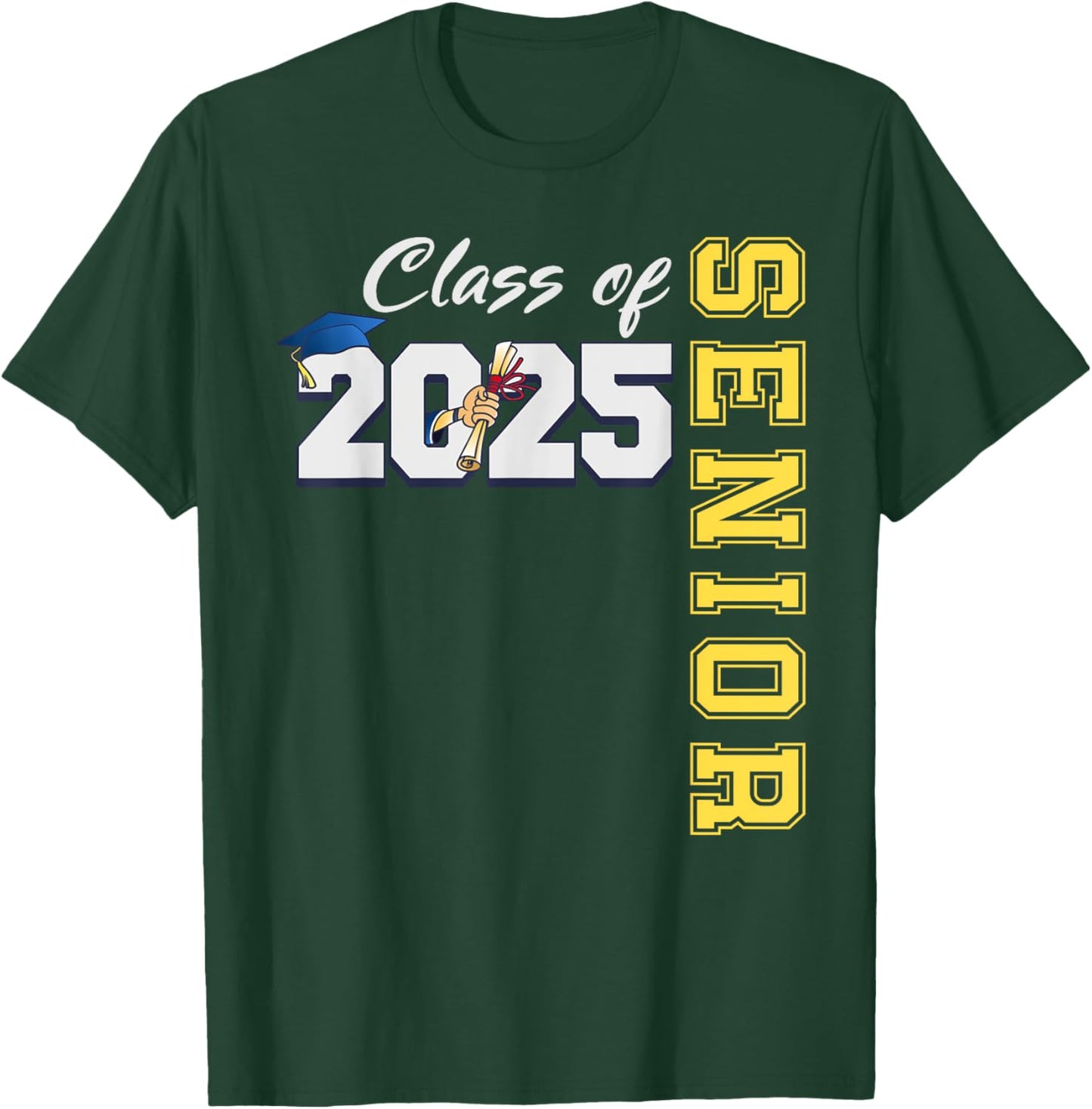 Senior 2025 Class of 2025 Senior 2025 Graduation T-Shirt - T-Shirt | Forest