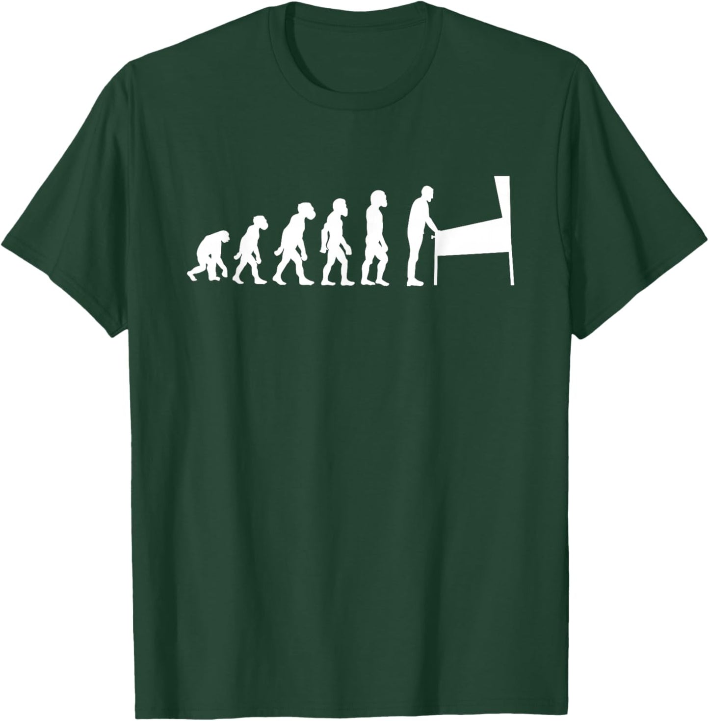 Hobby Ball Flipper Player Collection Men Women Kid Pinball Evolution Funny Arcade Game Lover Machine Gamer Gift T-Shirt - T-Shirt | Forest