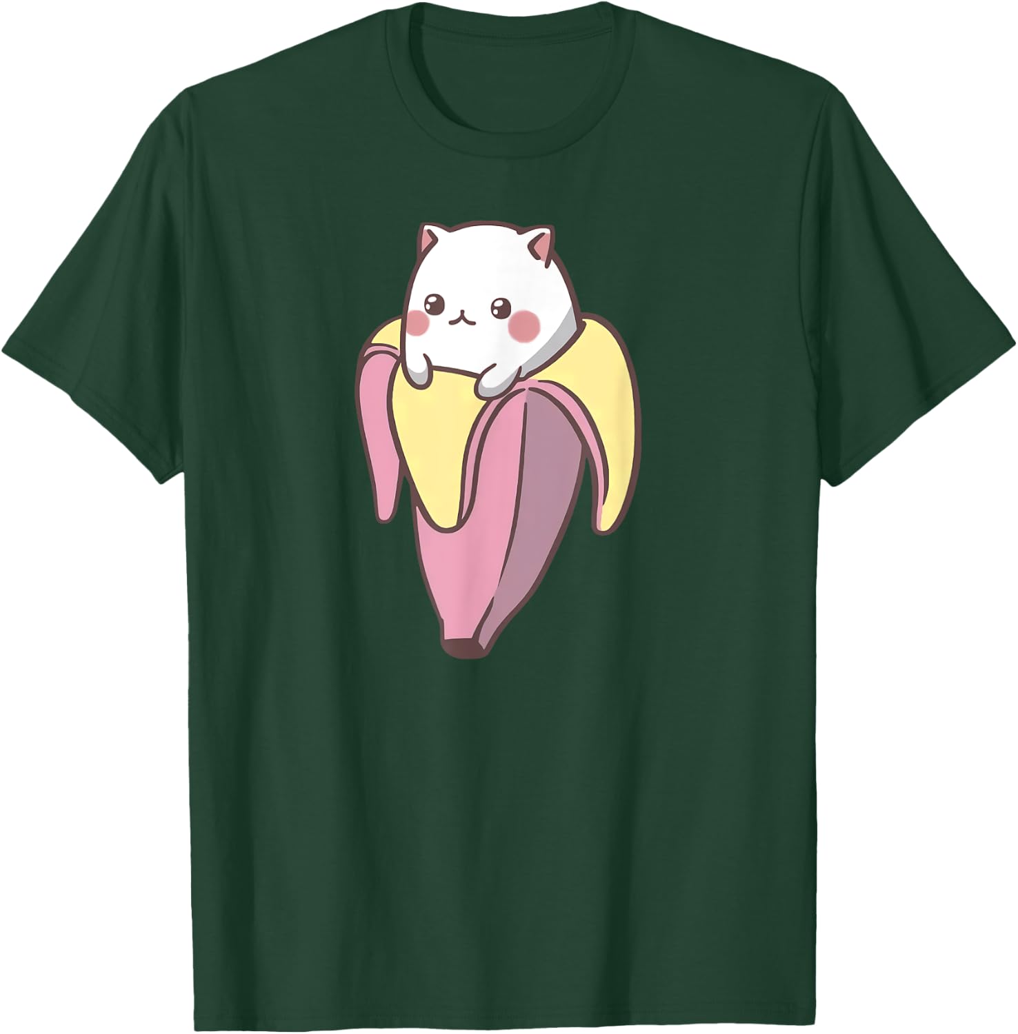 Banana Cat Funny Kawaii Bananya Gift Bday T-Shirt - T-Shirt | Forest