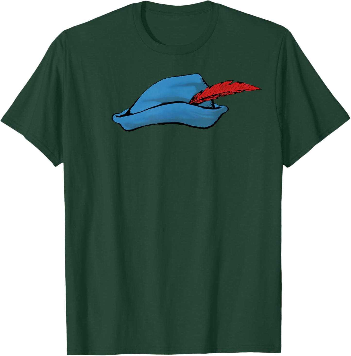 Adventurer's Cap Quest for the King RPG Video Game Player T-Shirt - T-Shirt | Forest