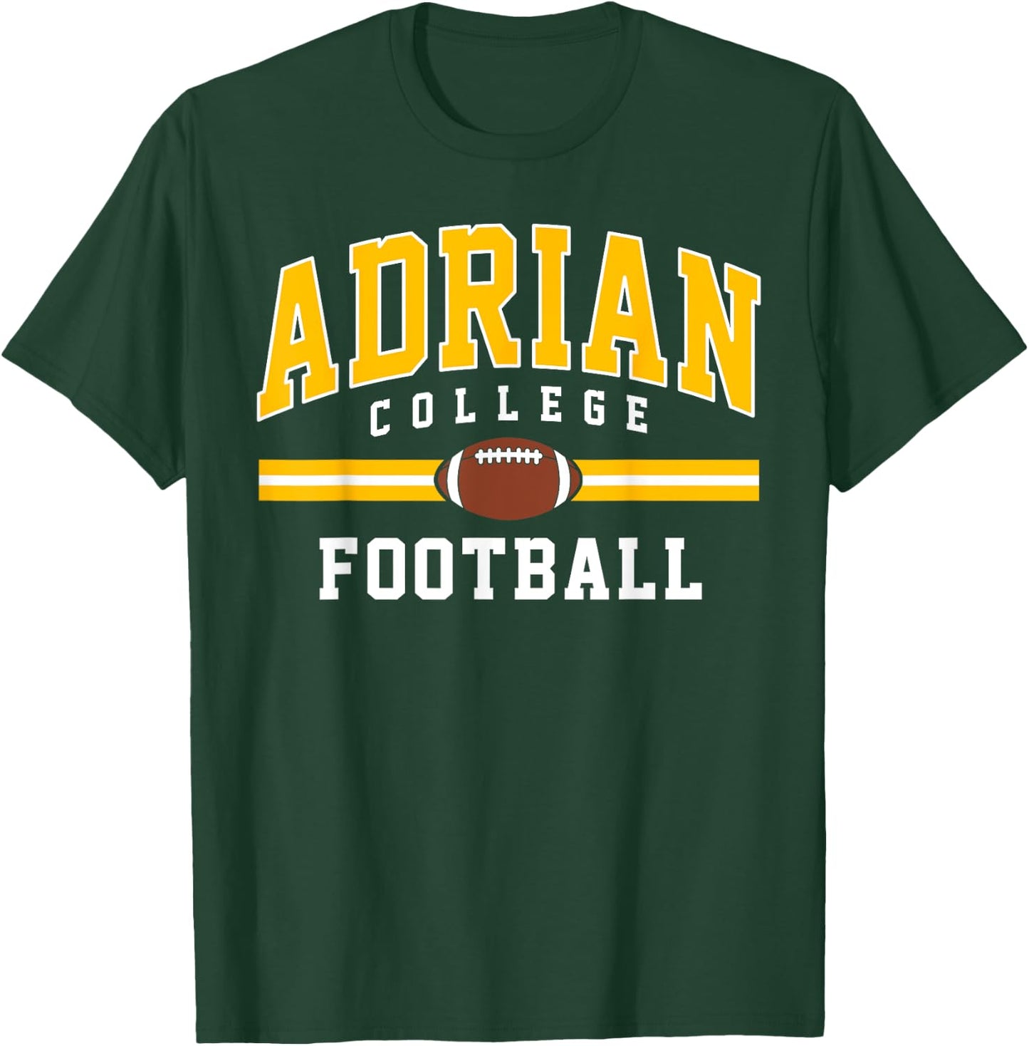 Adrian College Football Arch Vintage Design Women T-Shirt - T-Shirt | Forest