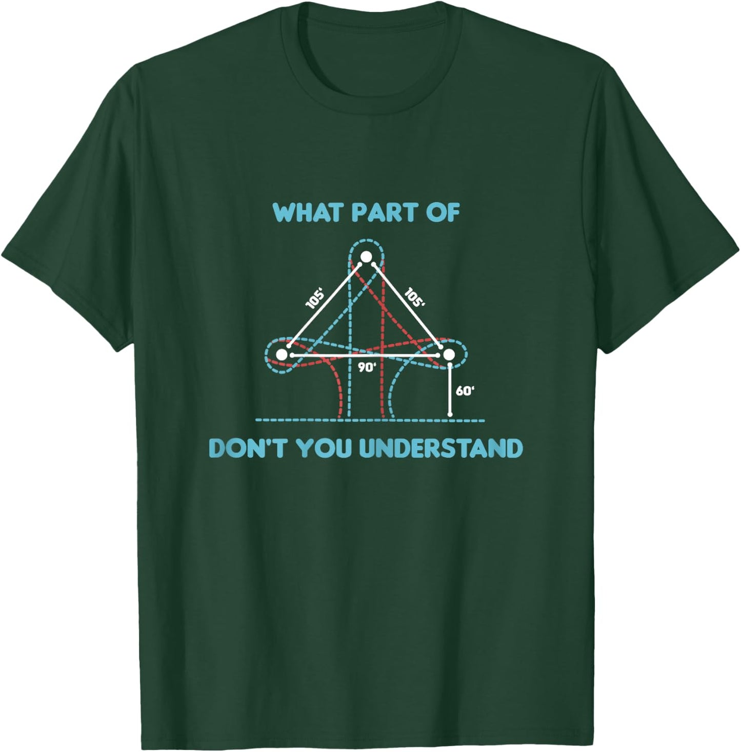 Barrel Racing Horse Riding - What Part Don't You Understand? T-Shirt - T-Shirt | Forest