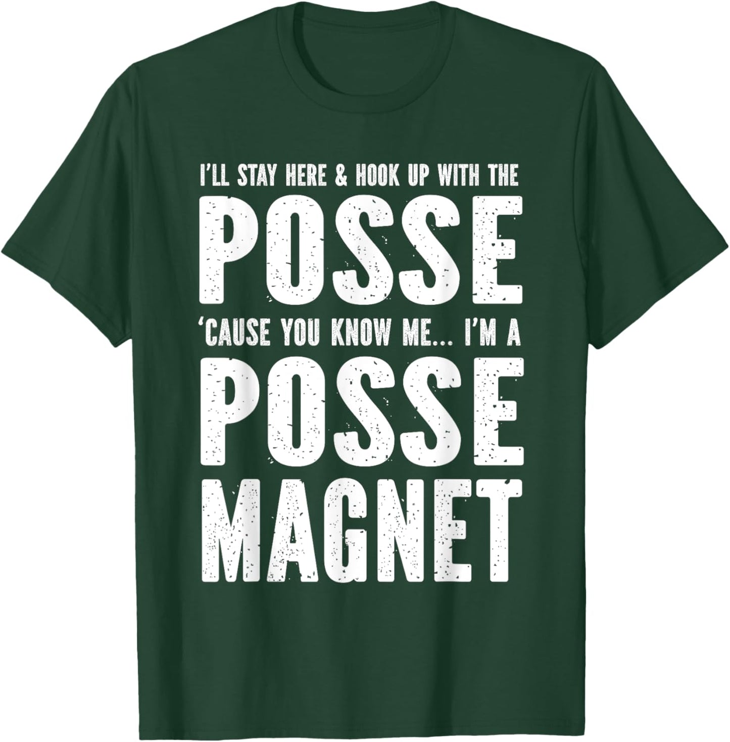 Posse Magnet Full Funny SPN T-Shirt - T-Shirt | Forest