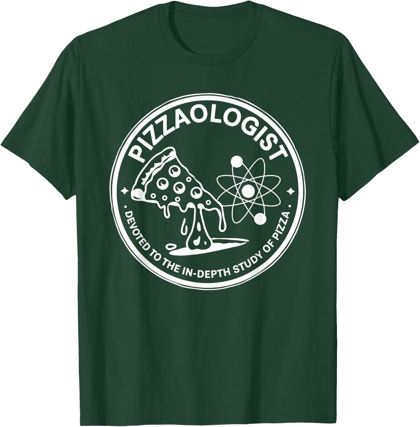 Pizzaologist study of pizza funny Food Lover Pizza Baker T-Shirt - T-Shirt | Forest