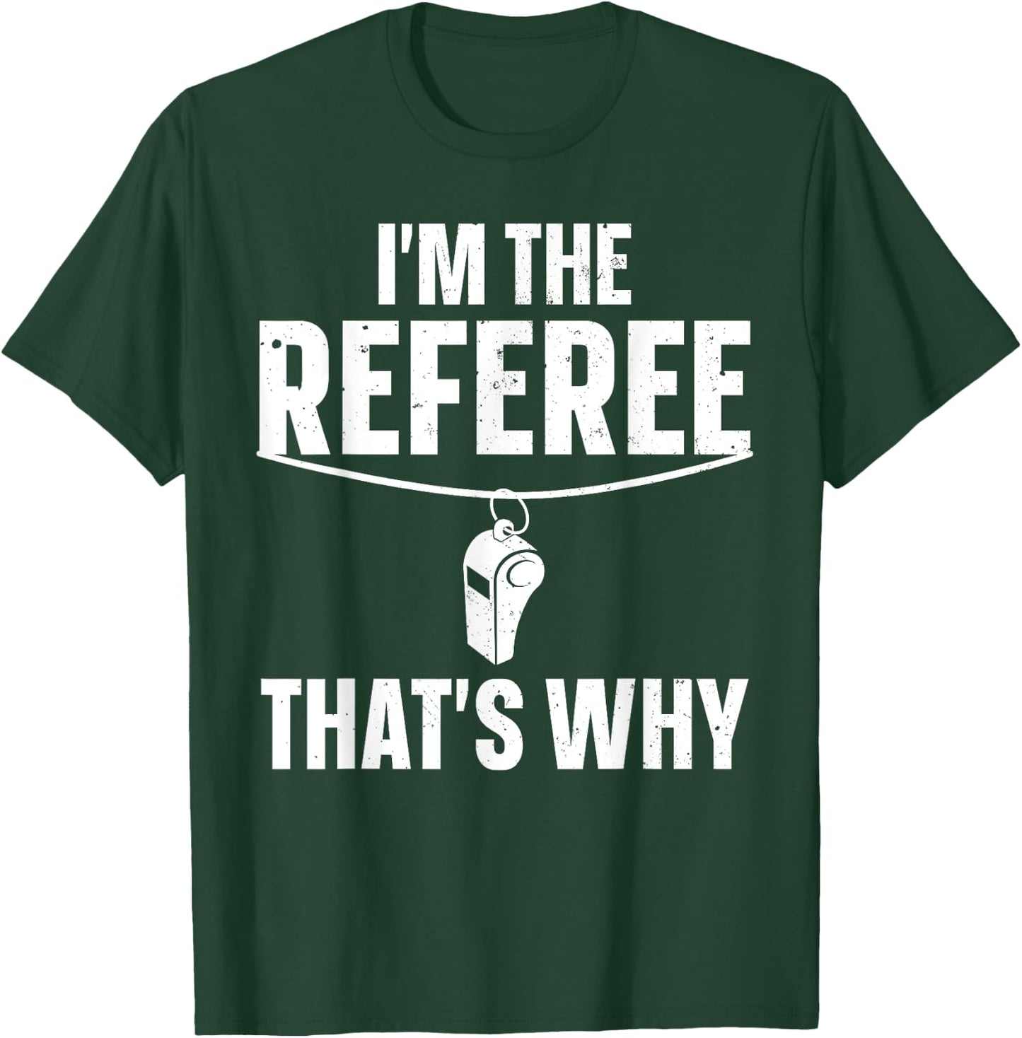 Funny Referee Design Women Sports Ref Gag Referee T-Shirt - T-Shirt | Forest