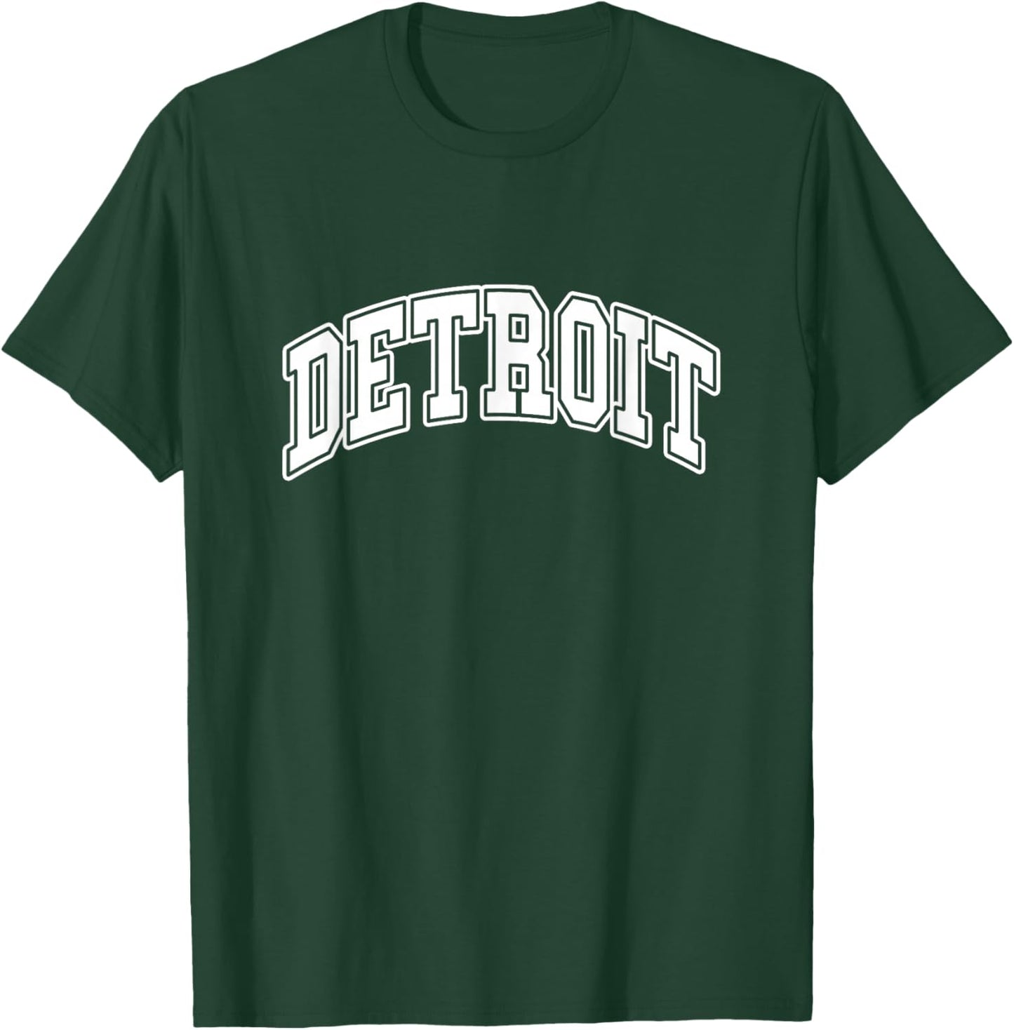 DETROIT - Throwback Design - Classic T-Shirt - T-Shirt | Forest