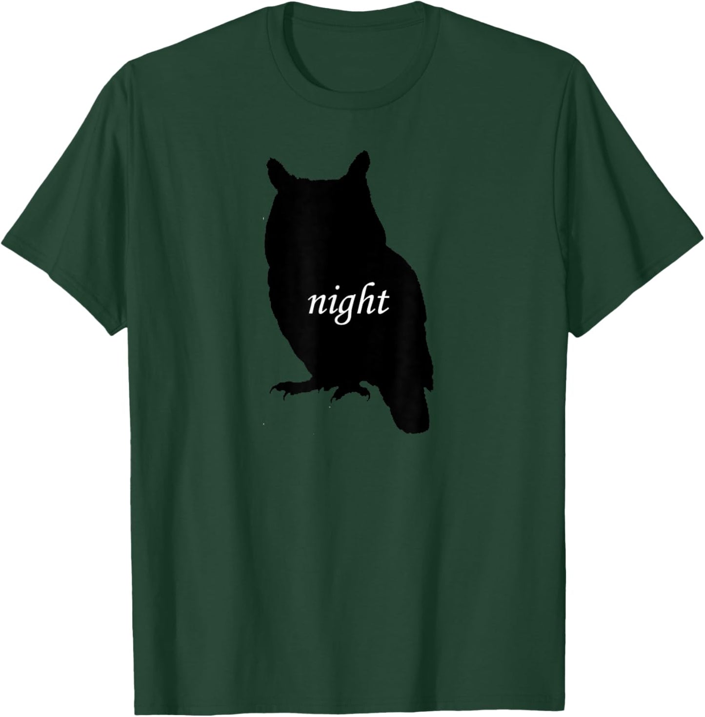 Night Owl! Silhouette T-Shirt - T-Shirt | Forest
