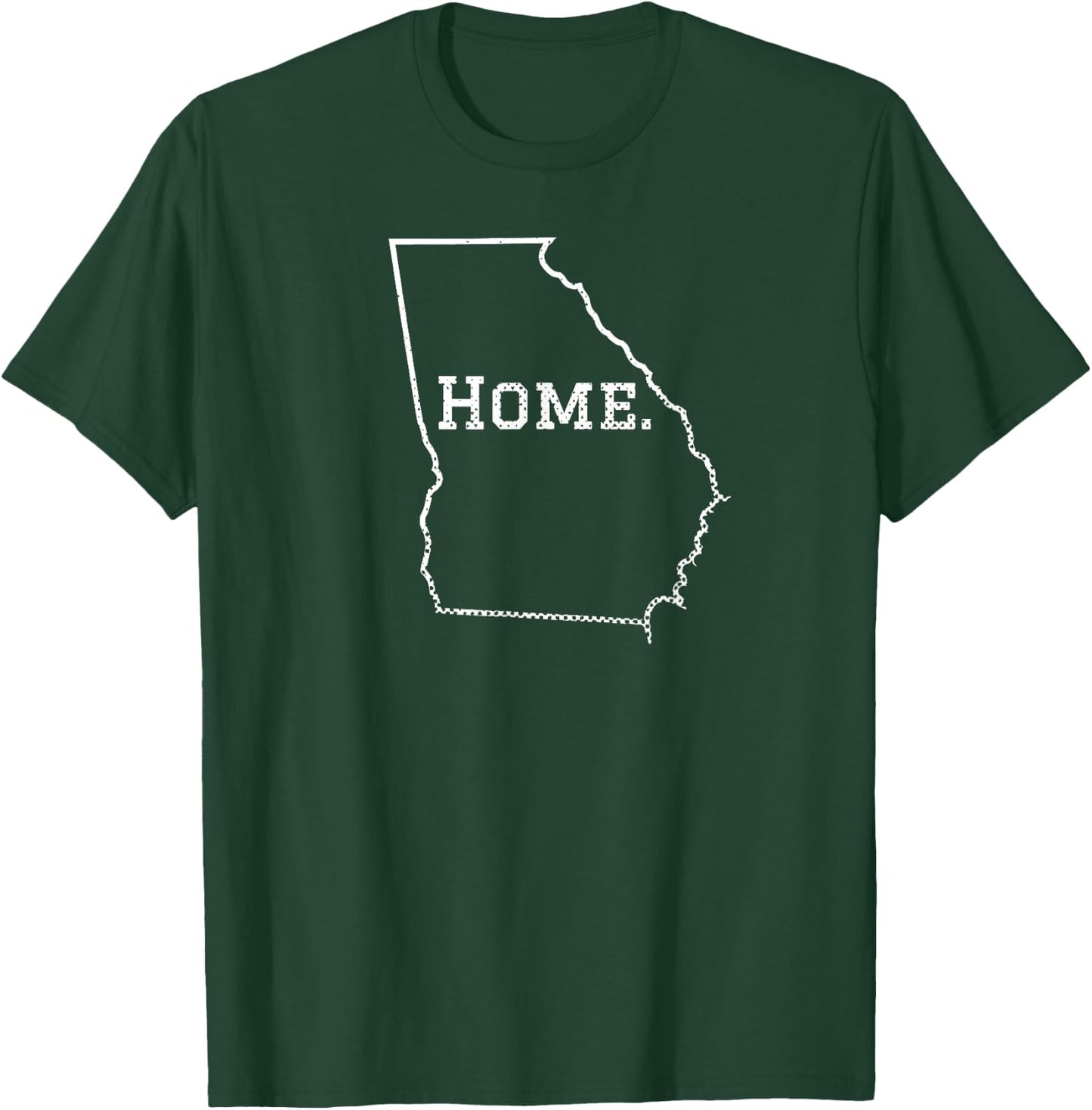 Distressed Georgia Home T-Shirt - T-Shirt | Forest