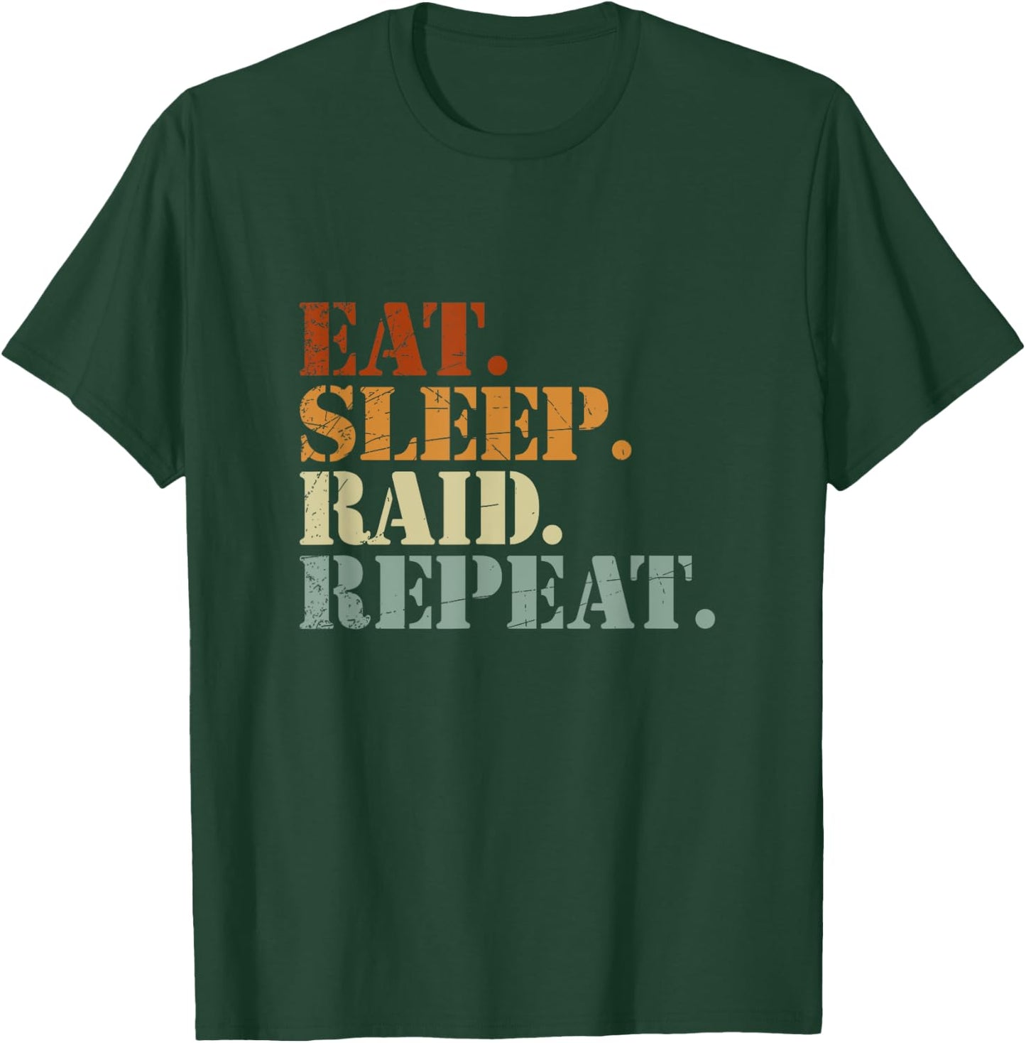 Funny Video Gamer Raid Gift Sports Gaming T-Shirt - T-Shirt | Forest