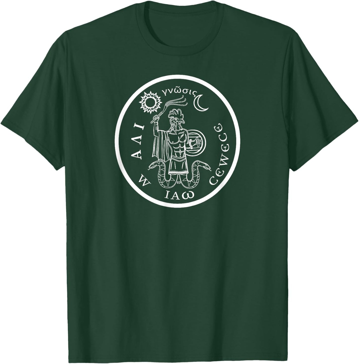 Abraxas God IAO T-Shirt - T-Shirt | Forest