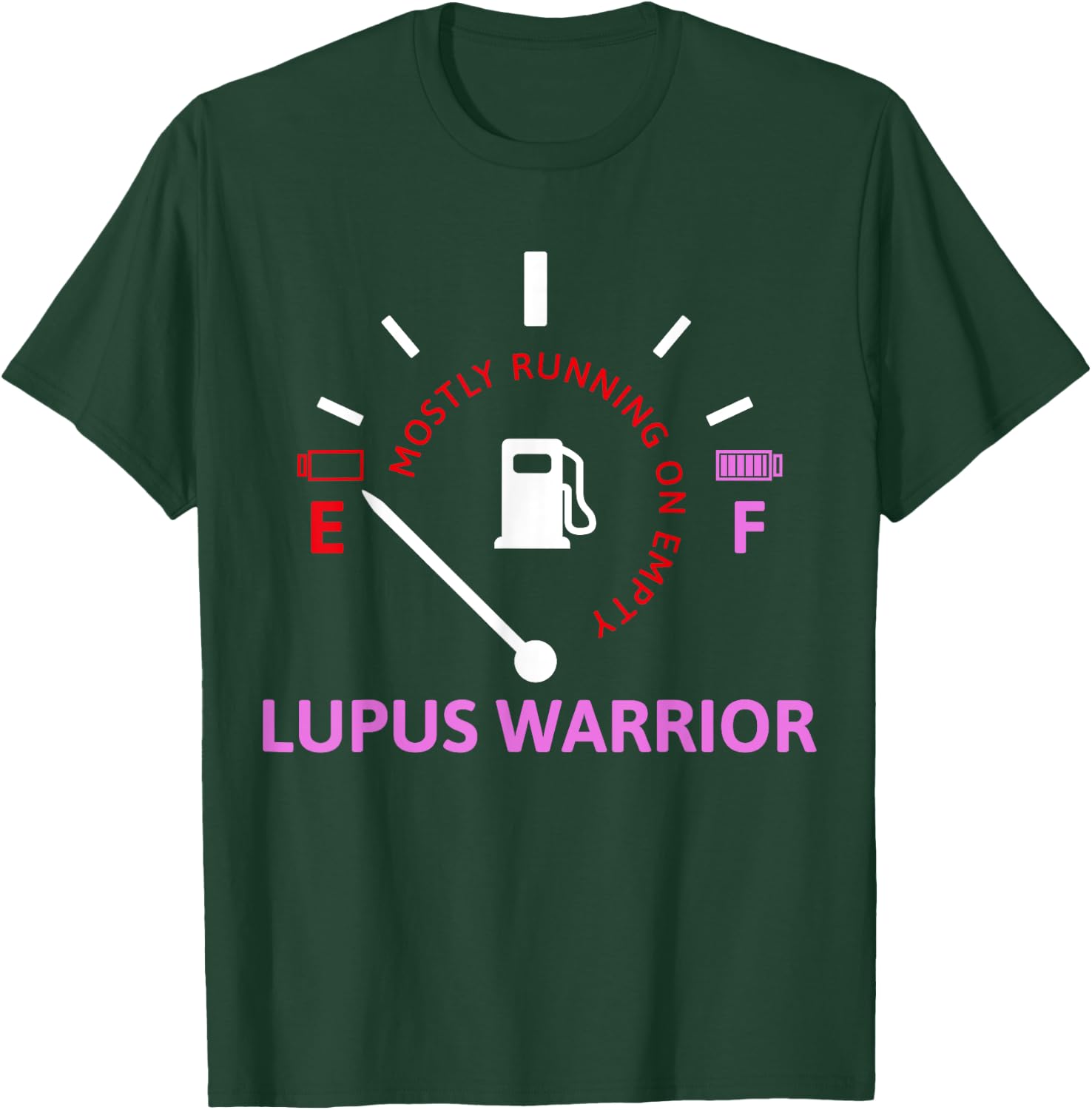 Mostly Running On Empty Lupus Warrior T-Shirt - T-Shirt | Forest